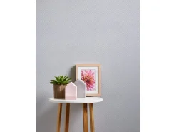 Überstreichbare Tapeten^PROFHOME 934651-GU Grafik Tapete Geometrisch Matt Weiß 0,53 m x 10,05 m 5,33 m2 Weiß