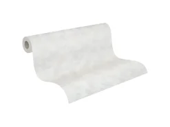 Überstreichbare Tapeten^PROFHOME 153319-GU Spachtel Putz Tapete Struktur Matt Weiß 1,06 m x 25,00 m 26,50 m2 Weiß