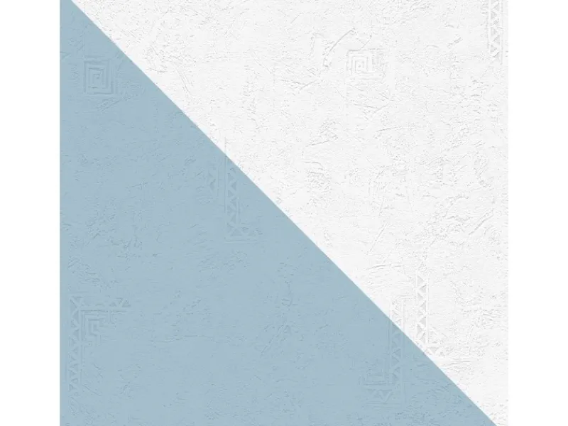 Überstreichbare Tapeten^PROFHOME 321411-GU Spachtel Putz Tapete Grafisch Matt Weiß 0,53 m x 10,05 m 5,33 m2 Weiß