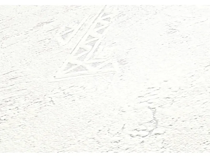 Überstreichbare Tapeten^PROFHOME 321411-GU Spachtel Putz Tapete Grafisch Matt Weiß 0,53 m x 10,05 m 5,33 m2 Weiß