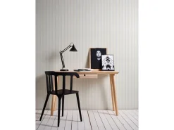 Überstreichbare Tapeten^PROFHOME 243515-GU Streifen Tapete Traditionell Matt Weiß 0,53 m x 10,05 m 5,33 m2 Weiß