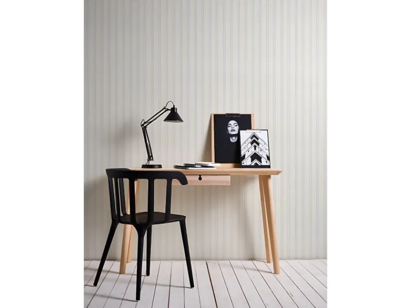 Überstreichbare Tapeten^PROFHOME 243515-GU Streifen Tapete Traditionell Matt Weiß 0,53 m x 10,05 m 5,33 m2 Weiß