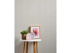 Überstreichbare Tapeten^PROFHOME 569813-GU Streifen Tapete Struktur Matt Weiß 0,53 m x 10,05 m 5,33 m2 Weiß