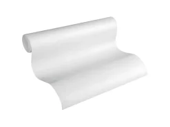 Überstreichbare Tapeten^PROFHOME 320061-GU Struktur Tapete Gestreiftes Muster Matt Weiß 0,53 m x 10,05 m 5,33 m2 Weiß