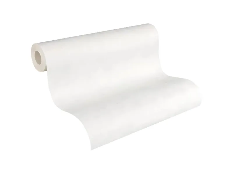 Überstreichbare Tapeten^PROFHOME 167613-GU Struktur Tapete Abstrakt Matt Weiß 0,53 m x 10,05 m 5,33 m2 Weiß