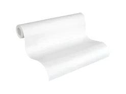 Überstreichbare Tapeten^PROFHOME 956791-GU Textiloptik Tapete Struktur Matt Weiß 0,53 m x 10,05 m 5,33 m2 Weiß