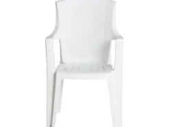 Progarden Stapelsessel Eden Weiß 62 cm x 60 cm x 89 cm