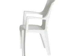 Progarden Stapelsessel Eden Weiß 62 cm x 60 cm x 89 cm