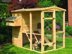 Promadino Kleintierbedarf^Hühnerstall Klein 190 cm x 166 cm x 166 cm