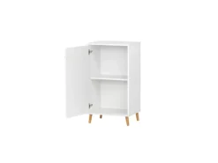 PROREGAL Büroregale^Aktenschrank Jaguar Small HxBxT 92,6 x 51 x 41 cm 2 Fächern & 1 Flügeltür
