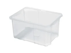 PROREGAL Aufbewahrungsbox Transparent HxBxT 20x40x30cm 22 Liter
