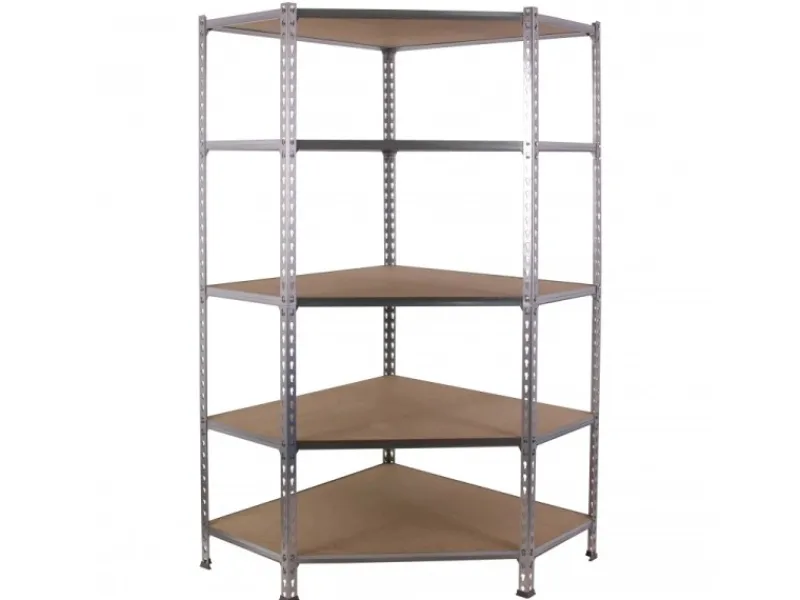 PROREGAL Eckregal Muli HxBxT 180 x 90 x 30 cm 5 Fachböden Fachlast 200 kg Verzinkt