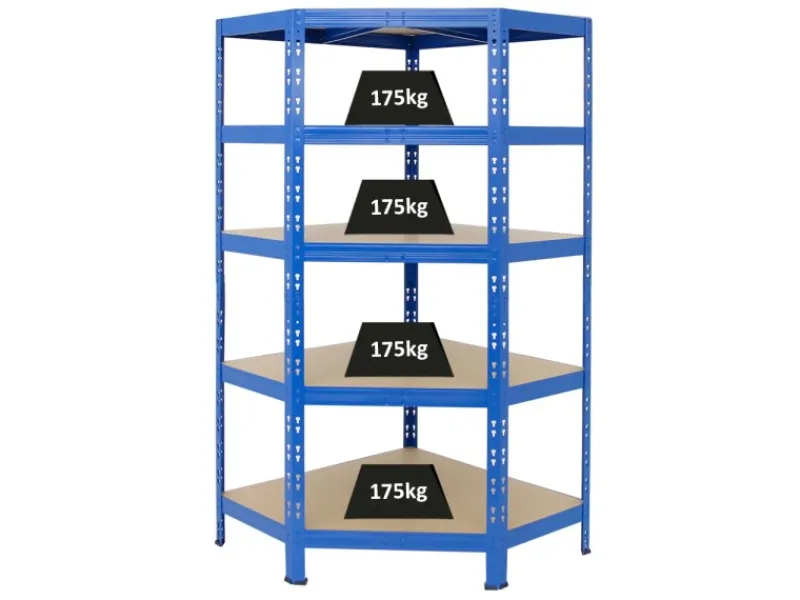 PROREGAL Eckregale^Eckregal Tiger HxBxT 180 x 90 x 45 cm Fachlast 175 kg