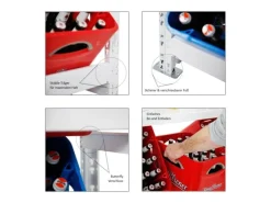 PROREGAL Getränkekistenregal Getränkeregal Tegernsee HxBxT 160 x 80 x 30 cm 6 Kästen