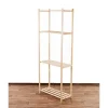 PROREGAL Holzregale^Holzregal Timbercraft HxBxT 90 x 65 x 28,5 cm Fachlast 35 kg 3 Fachboden 1,4 cm Dickes Kiefernholz Natur