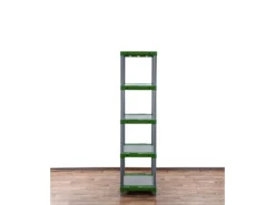 PROREGAL Kunststoffregale^Kunststoffregal Grey Bear Tall HxBxT 180 x 70 x 46 cm Fachlast 120 kg Grau/Grün