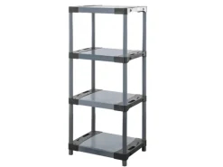 PROREGAL Kunststoffregal Big Grey Bear Low HxBxT 138 x 70 x 46 cm Fachlast 160 kg