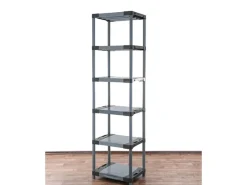 PROREGAL Kunststoffregale^Kunststoffregal Grey Bear Extra-Tall HxBxT 220 x 70 x 46 cm Fachlast 120 kg