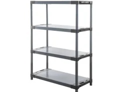 PROREGAL Kellerregale^Kunststoffregal Grey Bear Low HxBxT 138 x 120 x 46 cm Fachlast 120 kg