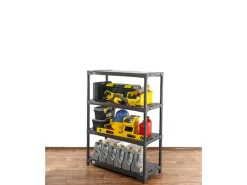 PROREGAL Kellerregale^Kunststoffregal Grey Bear Low HxBxT 138 x 120 x 46 cm Fachlast 120 kg