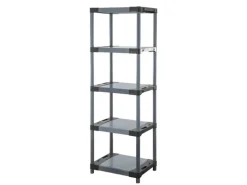 PROREGAL Kunststoffregale^Kunststoffregal Grey Bear Tall HxBxT 180 x 60 x 46 cm Fachlast 120 kg