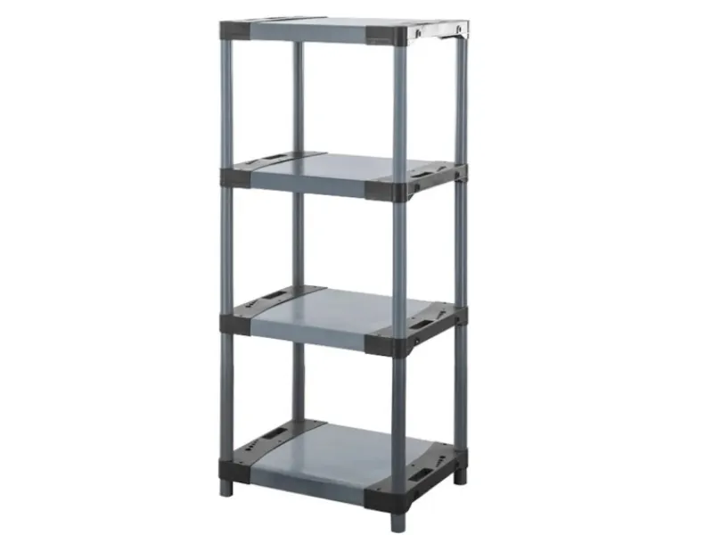 PROREGAL Kellerregale^Kunststoffregal Grey Bear Low HxBxT 138 x 60 x 46 cm Fachlast 120 kg