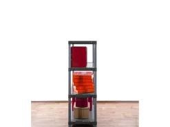 PROREGAL Kellerregale^Kunststoffregal Grey Bear Low HxBxT 138 x 80 x 46 cm Fachlast 120 kg