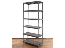 PROREGAL Kunststoffregale^Kunststoffregal Big Grey Bear Extra-Tall HxBxT 220 x 120 x 46 cm Fachlast 160 kg