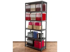 PROREGAL Kunststoffregale^Kunststoffregal Big Grey Bear Extra-Tall HxBxT 220 x 120 x 46 cm Fachlast 160 kg