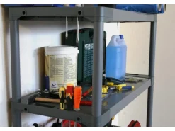 PROREGAL Kunststoffregal Grey Bear Low HxBxT 138 x 70 x 46 cm Fachlast 120 kg