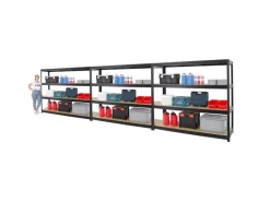 PROREGAL Mega Deal 3er-Sparset Profi-Schwerlastregal DINO HxBxT 180x180x60cm Fachlast 500kg