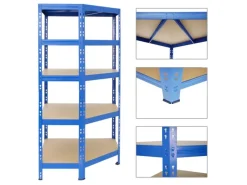 PROREGAL Mega Deal Tiger 1x Eckregal & 2x Schwerlastregal 180x 90x 45 cm Fachlast 175 & 265 kg