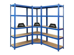 PROREGAL Mega Deal 1x Eckregal & 2x Schwerlastregal Ragnar Fachlast 175 kg