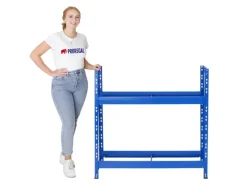 PROREGAL Kunststoffregale^Mega Deal 5x Reifenregal Tiger HxBxT 100 x 110 x 35 cm Bis Zu 40 Reifen Blau