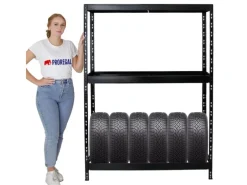 PROREGAL Mega Deal 4x Reifenregal Tiger mit Fachboden HxBxT 180 x 130 x 50 cm Bis Zu Insgesamt 48 Reifen