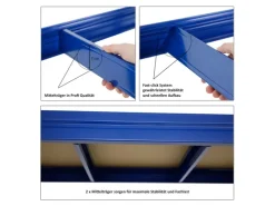 PROREGAL Mega Deal 2x Schwerlastregal Dino HxBxT 180 x 200 x 60 cm Fachlast 600 kg