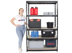 PROREGAL Mega Deal 3x Schwerlastregal Giant Tiger HxBxT 200 x 120 x 60 cm Fachlast 265 kg 5-Ebenen