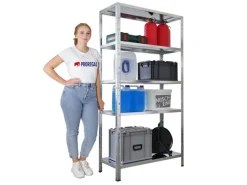 PROREGAL Regalsysteme^Mega Deal 2x Schwerlastregal Ares HxBxT 180x90x40cm Fachlast 125 kg Verzinkt