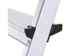 PROREGAL Leitern|Klapptritte^Metal Double Giraffe Doppelseitige-Aluminium-Stufenstehleiter 2 Stufen 125 kg Tragkraft Leiter Trittleiter Stufenleiter Haushaltsleiter