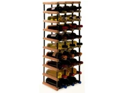 PROREGAL Flaschenregale^Modulares Weinregal Vinotega Mod Metal HxBxT 92,5 x 32,5 x 24,5 cm 3 x 9 Flaschen Massives Kiefernholz Geölt