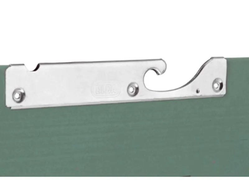 PROREGAL Büroregale^Pendelhefterregal Doppelseitig Stecksystem T-Profil HxBxT 200 x 100 x 80 cm 6 Ebenen Fachlast 40 kg Pendelsystem Elba & Leitz