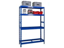 PROREGAL Metallregale^Reifenregal Tiger HxBxT 180 x 120 x 40 cm Bis Zu 12 Reifen auf 2 Ebene Und 2 Ablagen