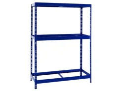 PROREGAL Reifenregal Tiger mit Fachboden HxBxT 180 x 130 x 50 cm bis zu 12 Reifen auf 2 Ebenen