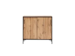 PROREGAL Möbelserien^Schiebetürenschrank Panda HxBxT 96 x 100 x 41 cm 2 Fächern & 2 Schiebetüren