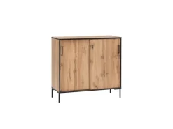 PROREGAL Möbelserien^Schiebetürenschrank Panda HxBxT 96 x 100 x 41 cm 2 Fächern & 2 Schiebetüren