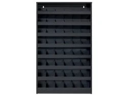 PROREGAL Weitere Regale^Schüttenregal Mit 48 Fächern Zur Wandbefestigung HxBxT 85x50x12,5cm Anthrazitgrau