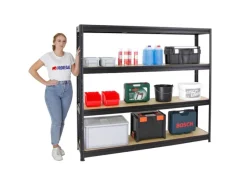 PROREGAL Schwerlastregal Dino HxBxT 180 x 200 x 45 cm Fachlast 500 kg