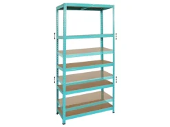PROREGAL Regalsysteme^Schwerlastregal GREEN HULK HxBxT 180x90x40cm Fachlast 175kg 5 Ebenen