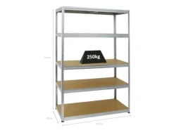 PROREGAL Schwerlastregal Big Elephant M HxBxT 180 x 120 x 60 cm Fachlast 250 kg