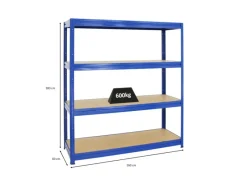 PROREGAL Schwerlastregal^Schwerlastregal Dino HxBxT 180 x 160 x 60 cm Fachlast 600 kg